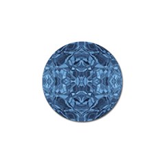 Abstract #8   I   Blues 6000 Golf Ball Marker by KesaliSkyeArt