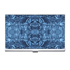 Abstract #8   I   Blues 6000 Business Card Holder by KesaliSkyeArt