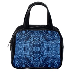 Abstract #8   I   Blues 6000 Classic Handbag (one Side)