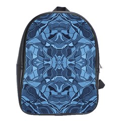 Abstract #8   I   Blues 6000 School Bag (xl) by KesaliSkyeArt