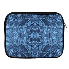 Abstract #8   I   Blues 6000 Apple Ipad 2/3/4 Zipper Cases by KesaliSkyeArt