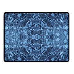 Abstract #8   I   Blues 6000 Double Sided Fleece Blanket (small) 