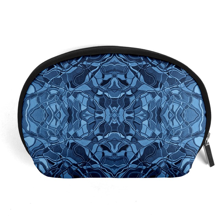 Abstract #8   I   Blues 6000 Accessory Pouch (Large)