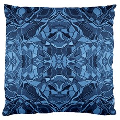 Abstract #8   I   Blues 6000 Standard Flano Cushion Case (two Sides)