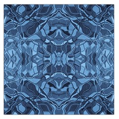 Abstract #8   I   Blues 6000 Large Satin Scarf (square)