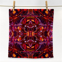 Abstract #8   I   Carmine 6000 Face Towel by KesaliSkyeArt