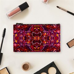 Abstract #8   I   Carmine 6000 Cosmetic Bag (small)