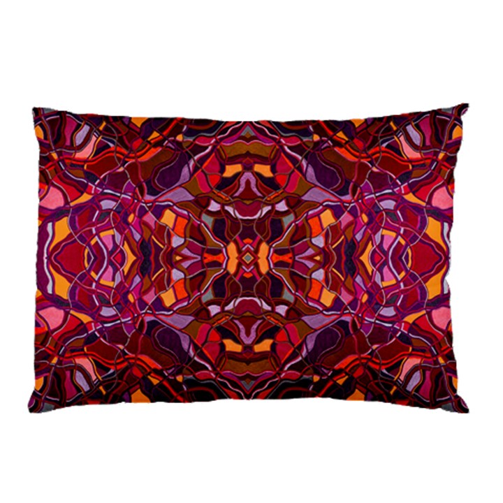 Abstract #8   I   Carmine 6000 Pillow Case (Two Sides)