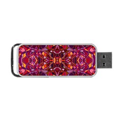 Abstract #8   I   Carmine 6000 Portable Usb Flash (one Side) by KesaliSkyeArt