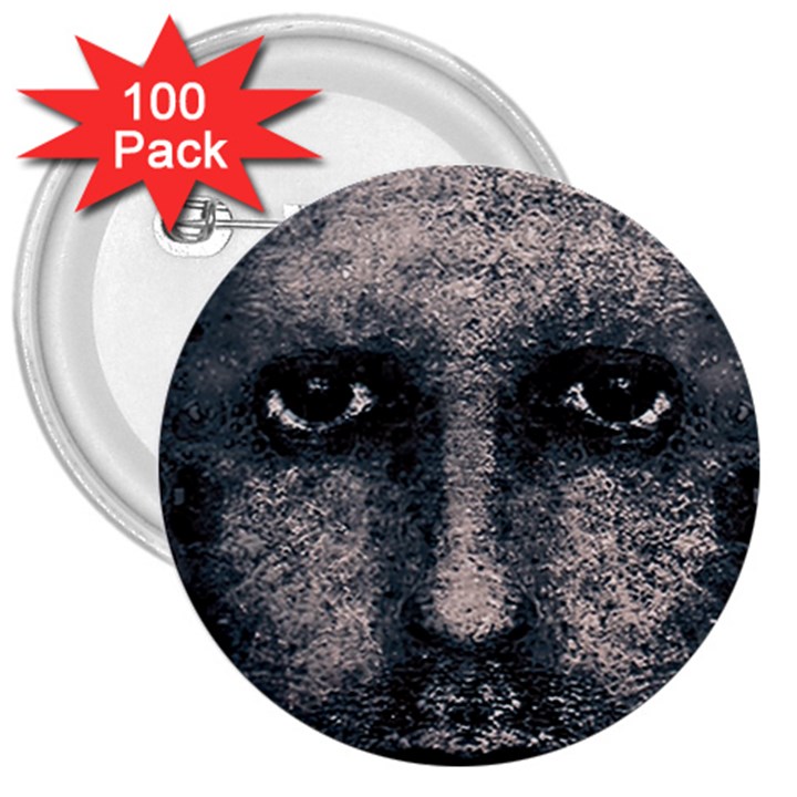 Foam Man Photo Manipulation Poster 3  Buttons (100 pack) 