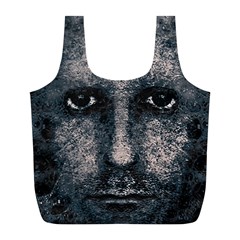 Foam Man Photo Manipulation Poster Full Print Recycle Bag (l) by dflcprintsclothing