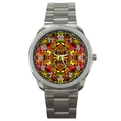 Abstract #8   I   Autumn 6000 Sport Metal Watch