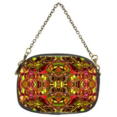 Abstract #8   I   Autumn 6000 Chain Purse (two Sides) by KesaliSkyeArt