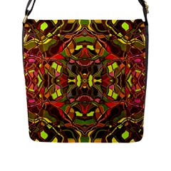 Abstract #8   I   Autumn 6000 Flap Closure Messenger Bag (l) by KesaliSkyeArt