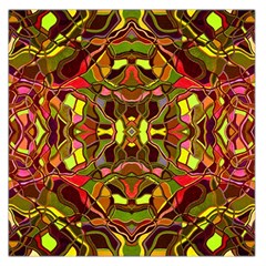 Abstract #8   I   Autumn 6000 Large Satin Scarf (square) by KesaliSkyeArt