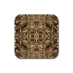 Abstract #8   Ii   Antiqued 6000 Rubber Coaster (square) 