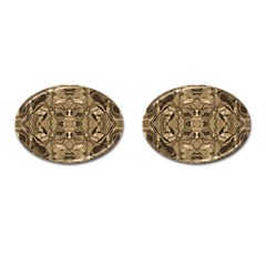 Abstract #8   Ii   Antiqued 6000 Cufflinks (oval) by KesaliSkyeArt