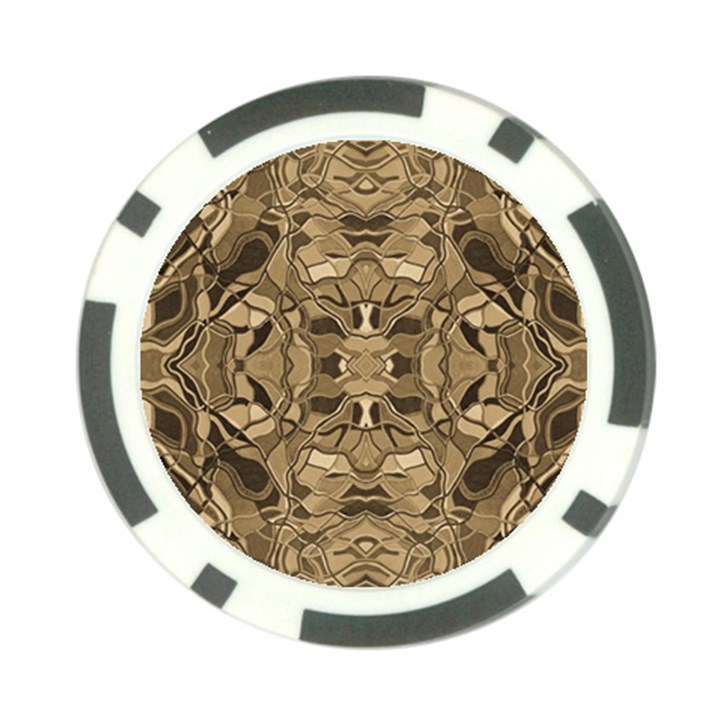 Abstract #8   Ii   Antiqued 6000 Poker Chip Card Guard (10 pack)