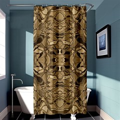 Abstract #8   Ii   Antiqued 6000 Shower Curtain 36  X 72  (stall)  by KesaliSkyeArt