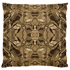 Abstract #8   Ii   Antiqued 6000 Large Cushion Case (one Side) by KesaliSkyeArt