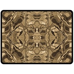 Abstract #8   Ii   Antiqued 6000 Double Sided Fleece Blanket (large)  by KesaliSkyeArt