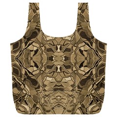 Abstract #8   Ii   Antiqued 6000 Full Print Recycle Bag (xl) by KesaliSkyeArt