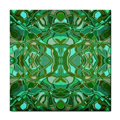 Abstract #8   Aqua Jungle 6000 Tile Coasters