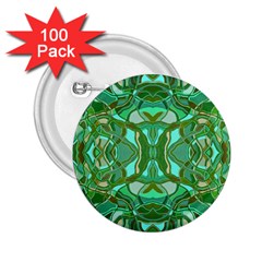 Abstract #8   Aqua Jungle 6000 2 25  Buttons (100 Pack)  by KesaliSkyeArt