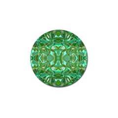 Abstract #8   Aqua Jungle 6000 Golf Ball Marker (10 Pack) by KesaliSkyeArt