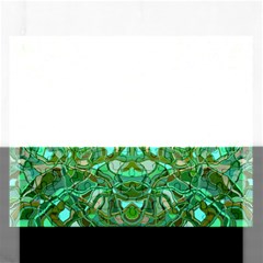 Abstract #8   Aqua Jungle 6000 Rectangular Jigsaw Puzzl by KesaliSkyeArt