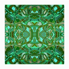 Abstract #8   Aqua Jungle 6000 Medium Glasses Cloth (2-side) by KesaliSkyeArt