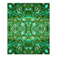 Abstract #8   Aqua Jungle 6000 Shower Curtain 60  X 72  (medium)  by KesaliSkyeArt