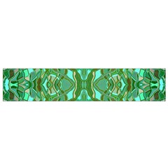 Abstract #8   Aqua Jungle 6000 Small Flano Scarf