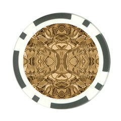 Abstract #8   Iii   Antique 6000 Poker Chip Card Guard by KesaliSkyeArt