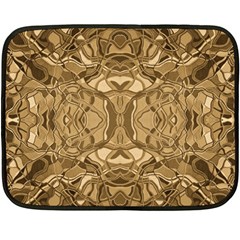 Abstract #8   Iii   Antique 6000 Double Sided Fleece Blanket (mini) 