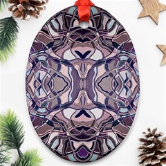 Abstract #8   Iii   Aquatic 6000 Ornament (oval)