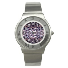 Abstract #8   Iii   Aquatic 6000 Stainless Steel Watch by KesaliSkyeArt