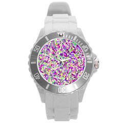 Verba Round Plastic Sport Watch (l) by artifiart