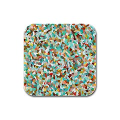 Affectionate Rubber Square Coaster (4 Pack)  by artifiart