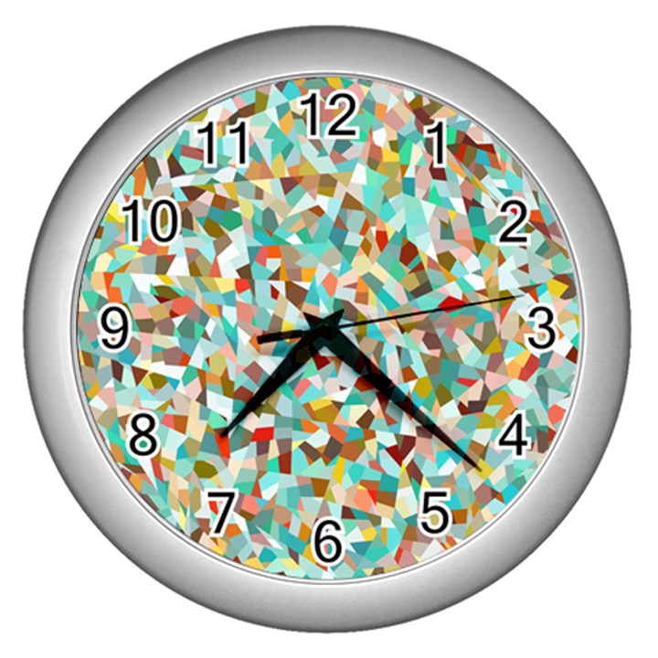 Affectionate Wall Clock (Silver)