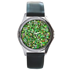 Sylvan Round Metal Watch by artifiart