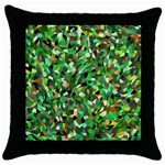 Sylvan Throw Pillow Case (Black) Front