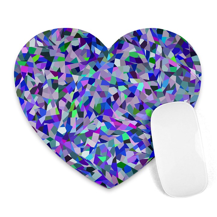 End of winter Heart Mousepads