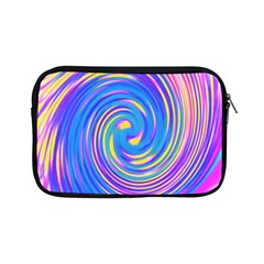 Cool Abstract Pink Blue And Yellow Twirl Liquid Art Apple Ipad Mini Zipper Cases by myrubiogarden