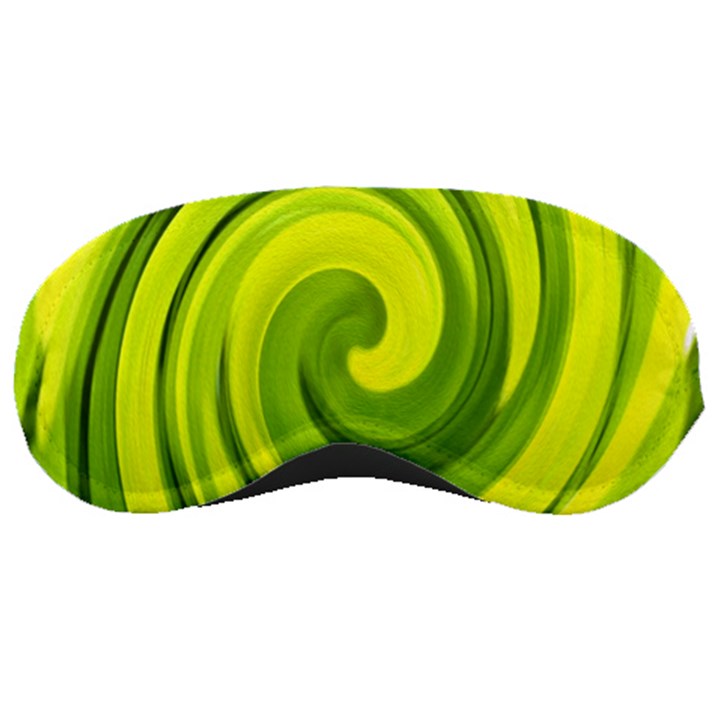 Groovy Abstract Green Liquid Art Swirl Painting Sleeping Masks