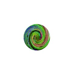 Groovy Abstract Green And Crimson Liquid Swirl 1  Mini Buttons by myrubiogarden