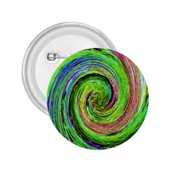 Groovy Abstract Green And Crimson Liquid Swirl 2 25  Buttons by myrubiogarden