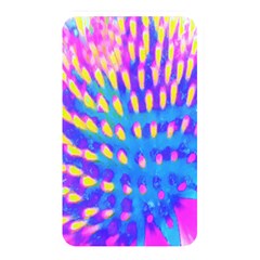 Pink, Blue And Yellow Abstract Coneflower Memory Card Reader (rectangular) by myrubiogarden