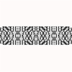 Black And White Intricate Modern Geometric Pattern Large Bar Mats