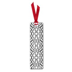 Black And White Intricate Modern Geometric Pattern Small Book Marks by dflcprintsclothing